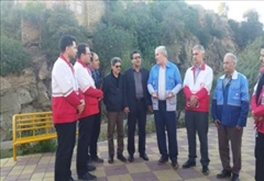 مدیرکل مدیریت بحران استانداری اردبیل از مناطق سیل زده شهرستان های گرمی وانگوت بازدید کزد